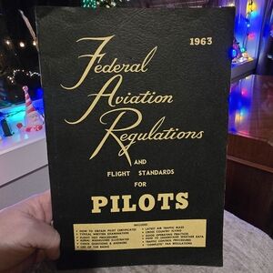 Federal Aviation Regulations Coffee Table Book - Black